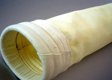 Le sachet filtre à hautes températures de FMS pour l'usine 130*5200mm de ciment avec la membrane de PTFE a enduit