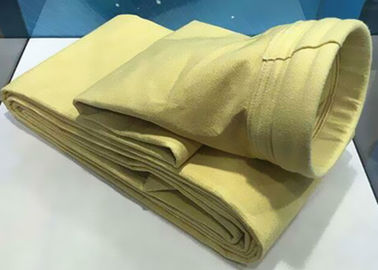 Le sachet filtre à hautes températures de FMS pour l'usine 130*5200mm de ciment avec la membrane de PTFE a enduit
