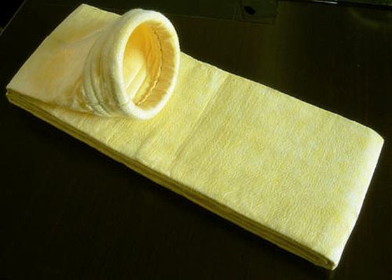 Tissu filtrant FMS avec écorce de fil en fibre de verre et composition en fibres Nomex pour une résistance mécanique et une filtration améliorées