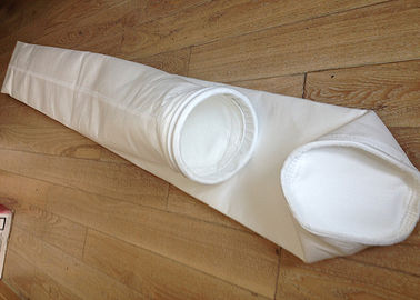 Le polyester PTFE de sac de tissu filtrant d'usine de ciment a enduit des 130 - 150 degrés industriel