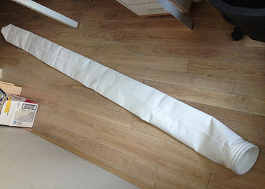 Le polyester PTFE de sac de tissu filtrant d'usine de ciment a enduit des 130 - 150 degrés industriel