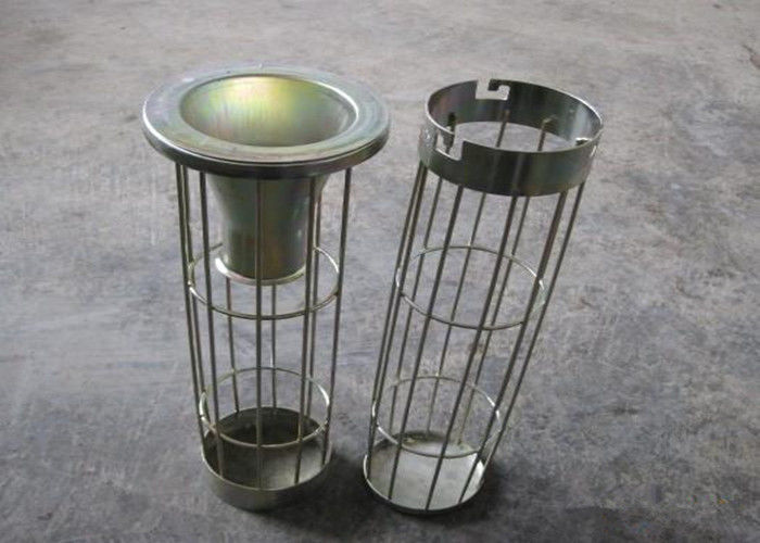 Le zinc de cage de filtre de sachet filtre de la poussière de Venturi a galvanisé l'acier inoxydable 304, 316, 316L