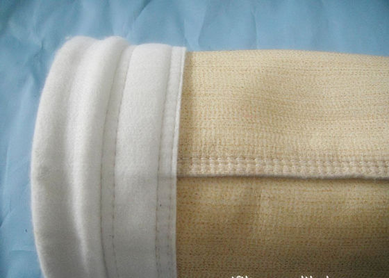 Sac de filtre Nomex avec un rapport haute résistance à l'abrasion et haute résistance à la température pour la collecte des poussières des fours à ciment
